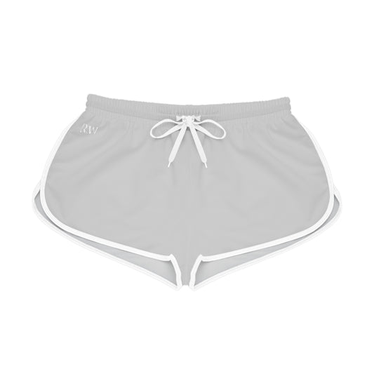 R&W Women's Minimalist Logo Relaxed Shorts — Wolf Grey