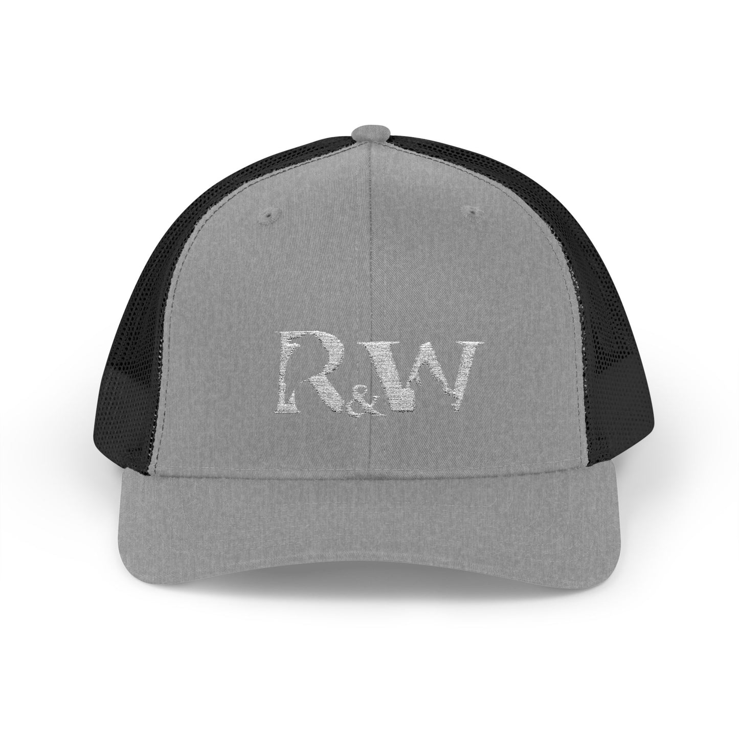 Copy of R&W Athletics Embroidered Mesh Trucker Cap — Vintage Snapback Mesh Hat