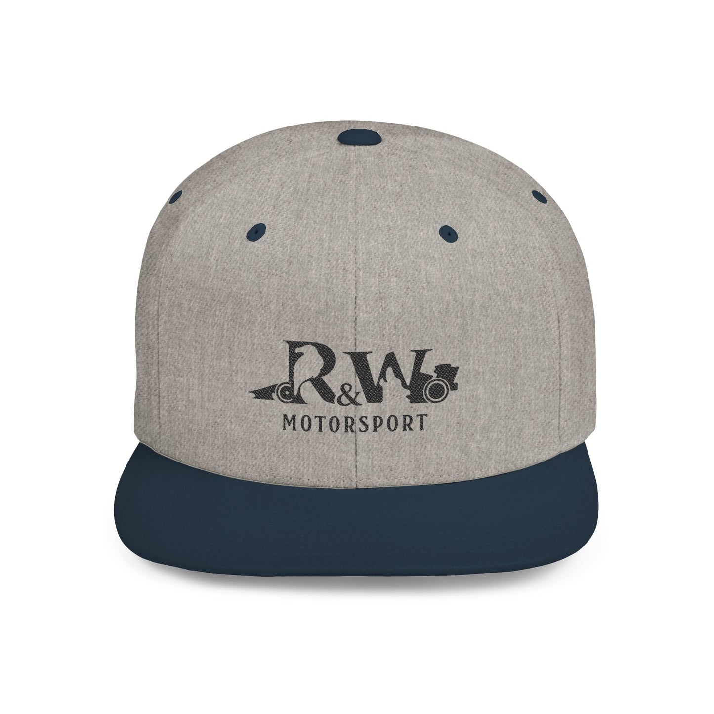 R&W Motorsport Distressed Logo Snapback Hat