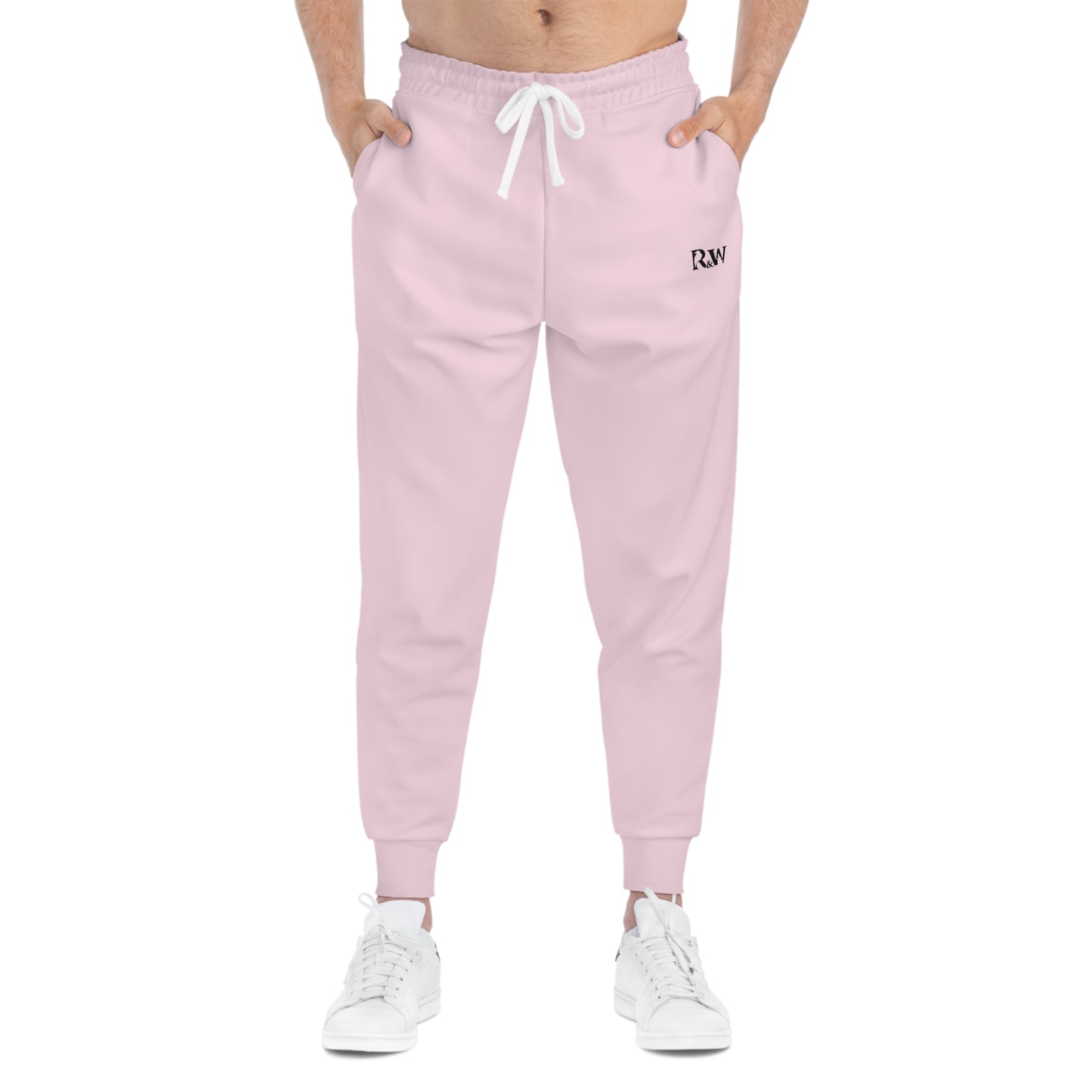 R&W Athletics Minimalist Logo Jogger Sweatpants (Performance Pink)