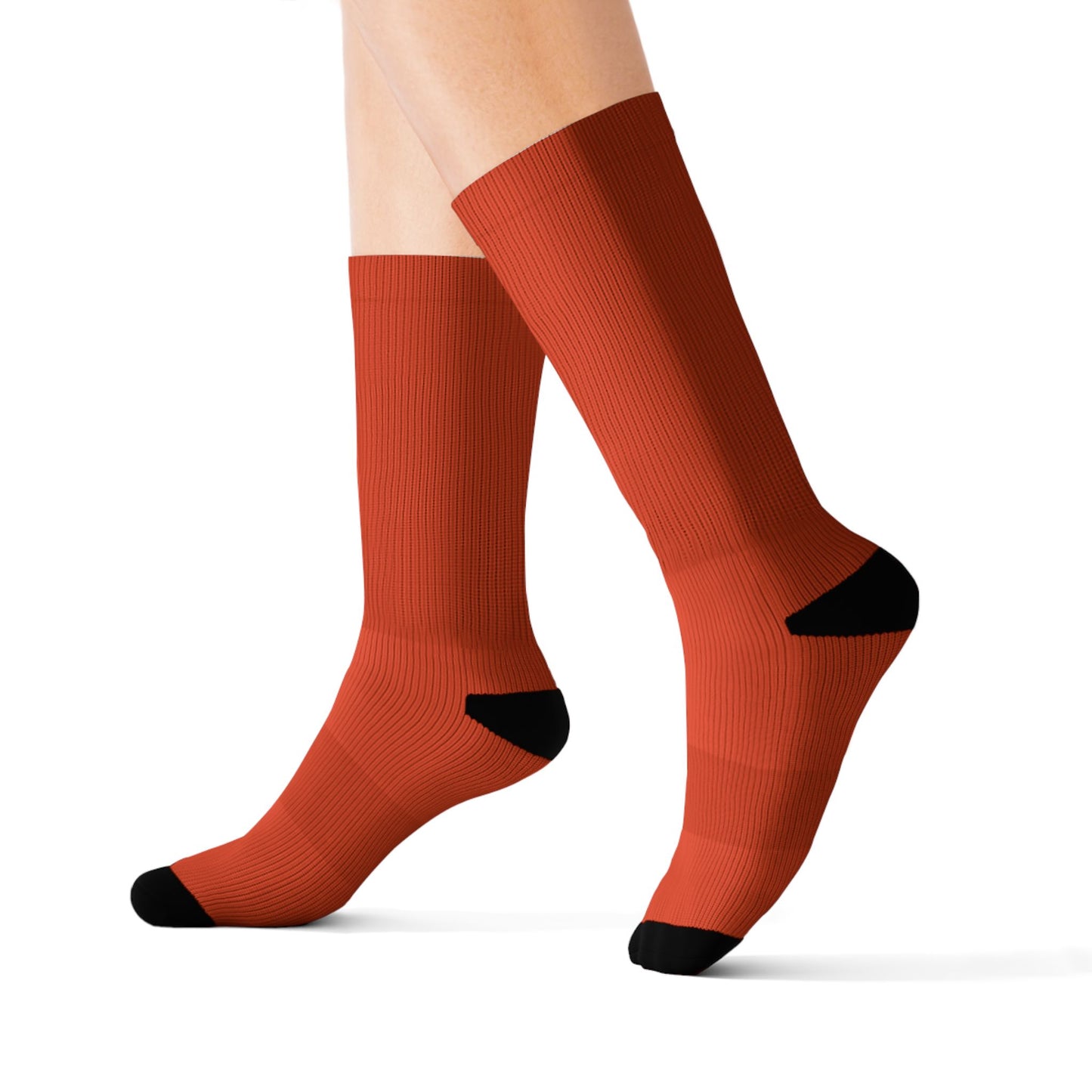 R&W Athletics Small Logo Socks - Rojo Rugiente I