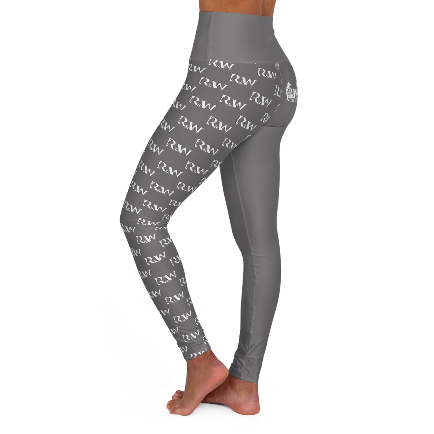 R&W Women's High-Waisted Yoga Leggings — Asphalt Grey