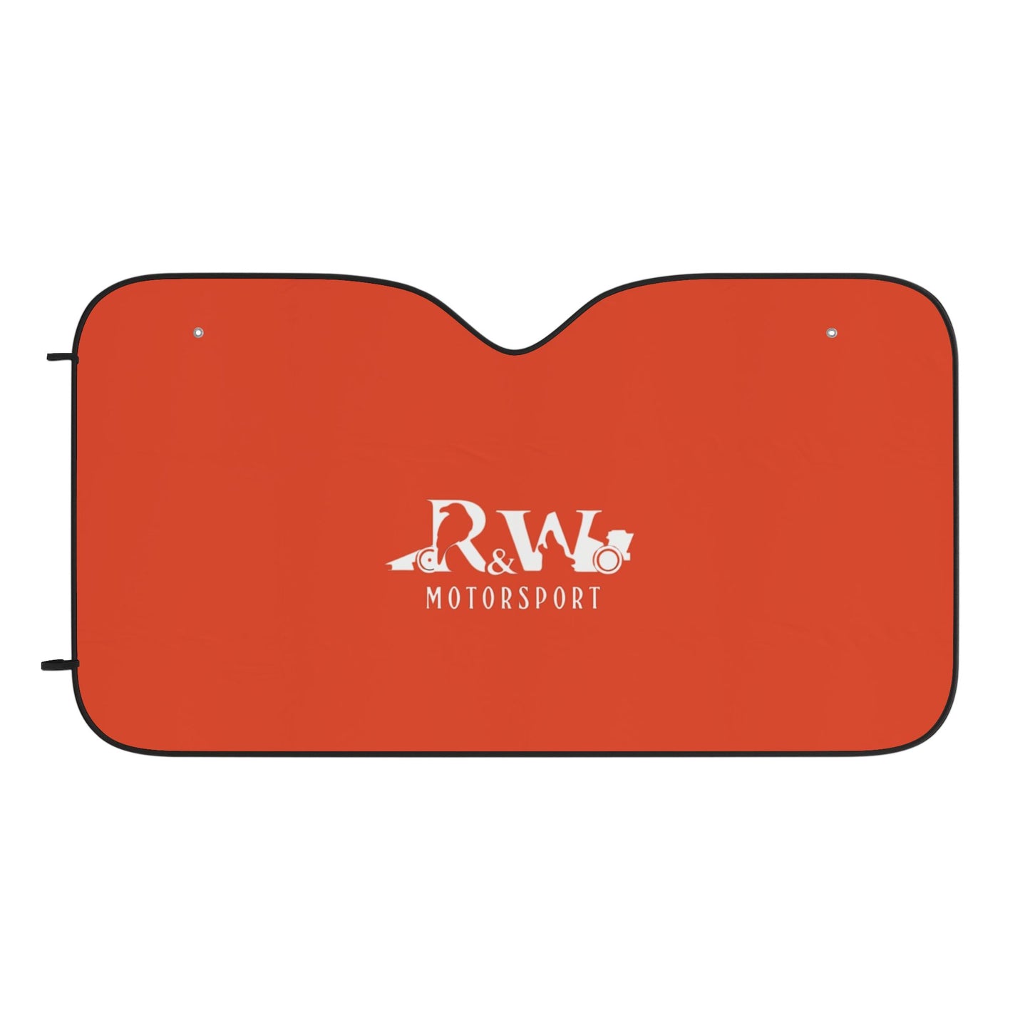 R&W Motorsport Car Sun Shade — Red II