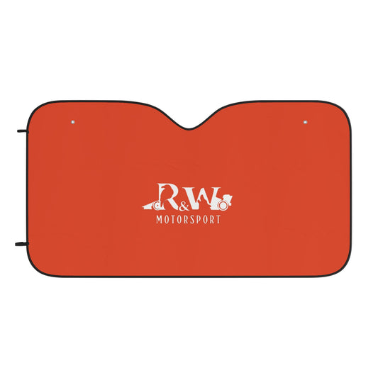 R&W Motorsport Car Sun Shade — Red II