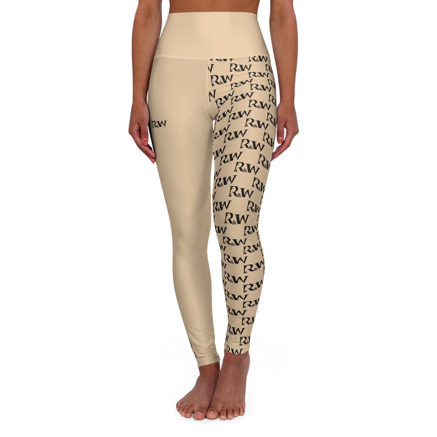 R&W Women's High-Waisted Yoga Leggings — Dakar Dunes