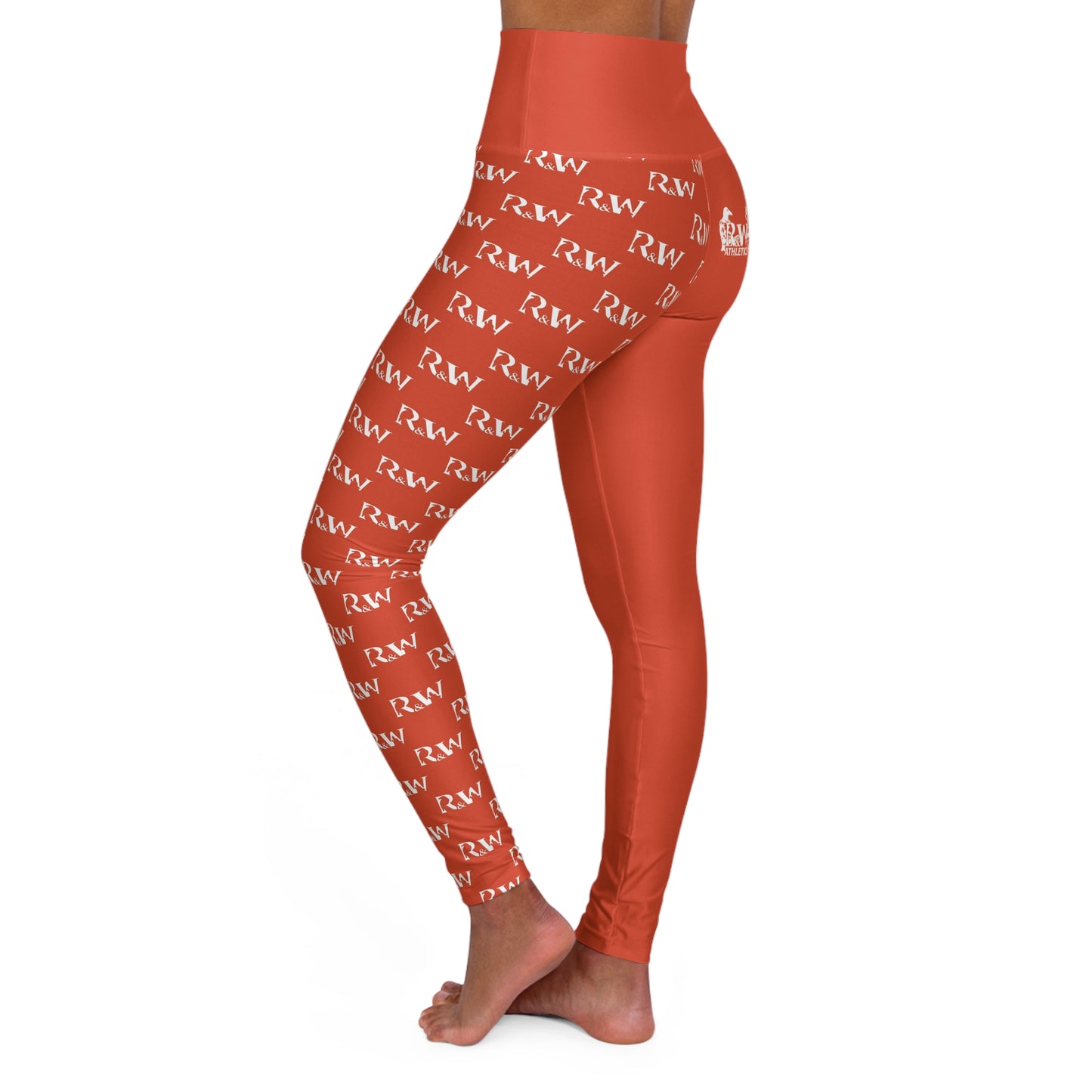 R&W Women's High-Waisted Yoga Leggings — Rojo Rugiente II