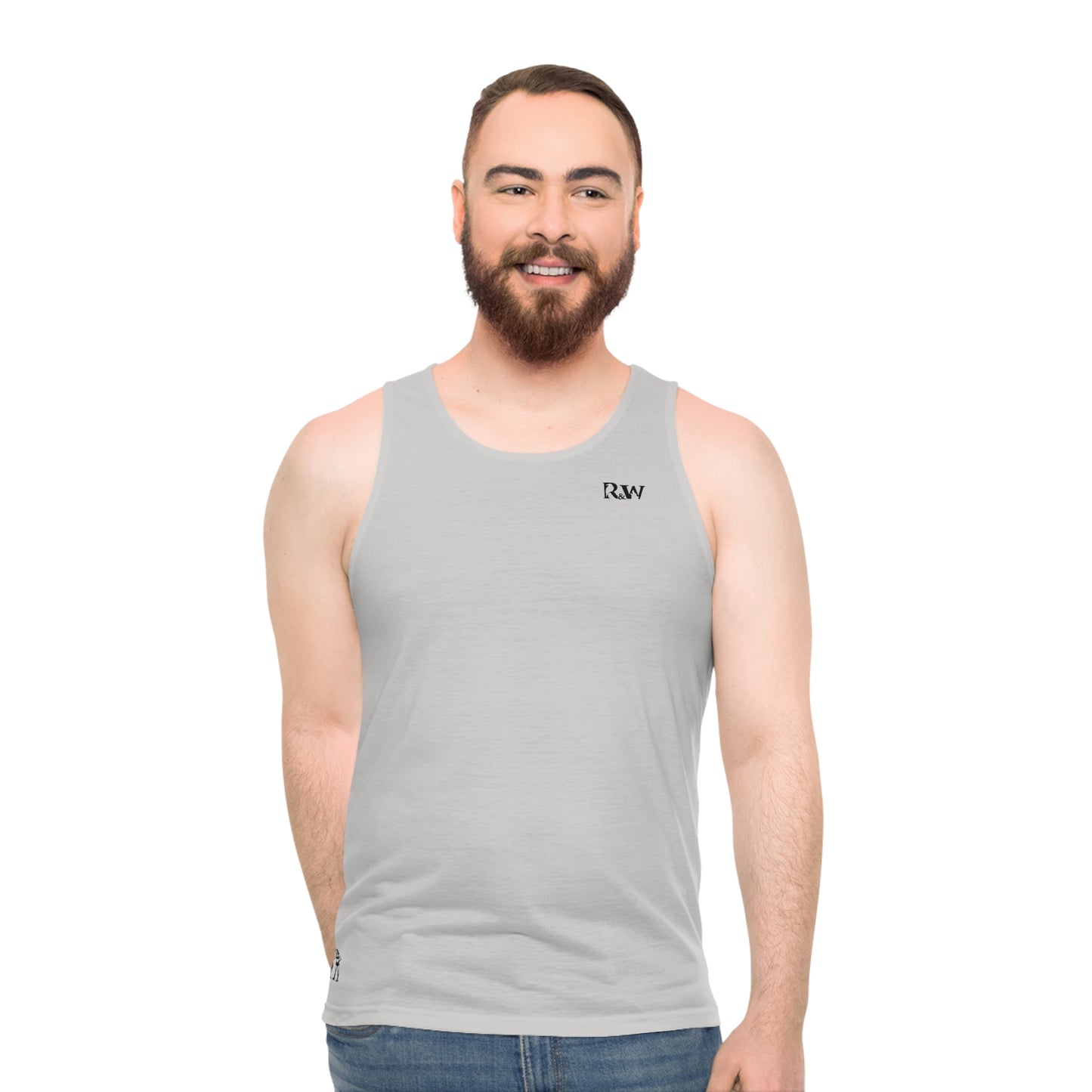 R&W Athletics Unisex Minimalist Tank Top — Wolf Grey