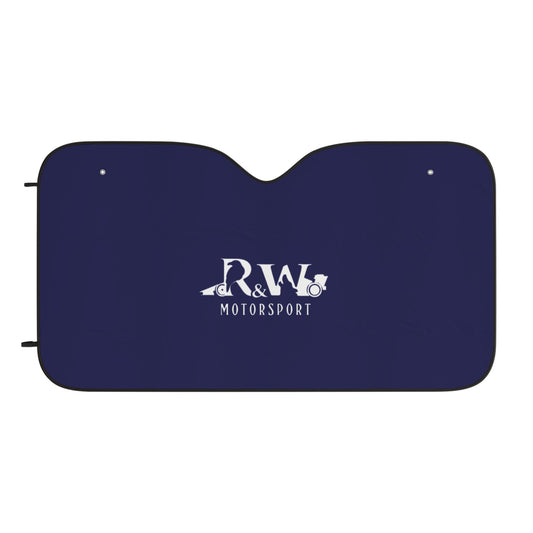 R&W Motorsport Car Sun Shade — Navy
