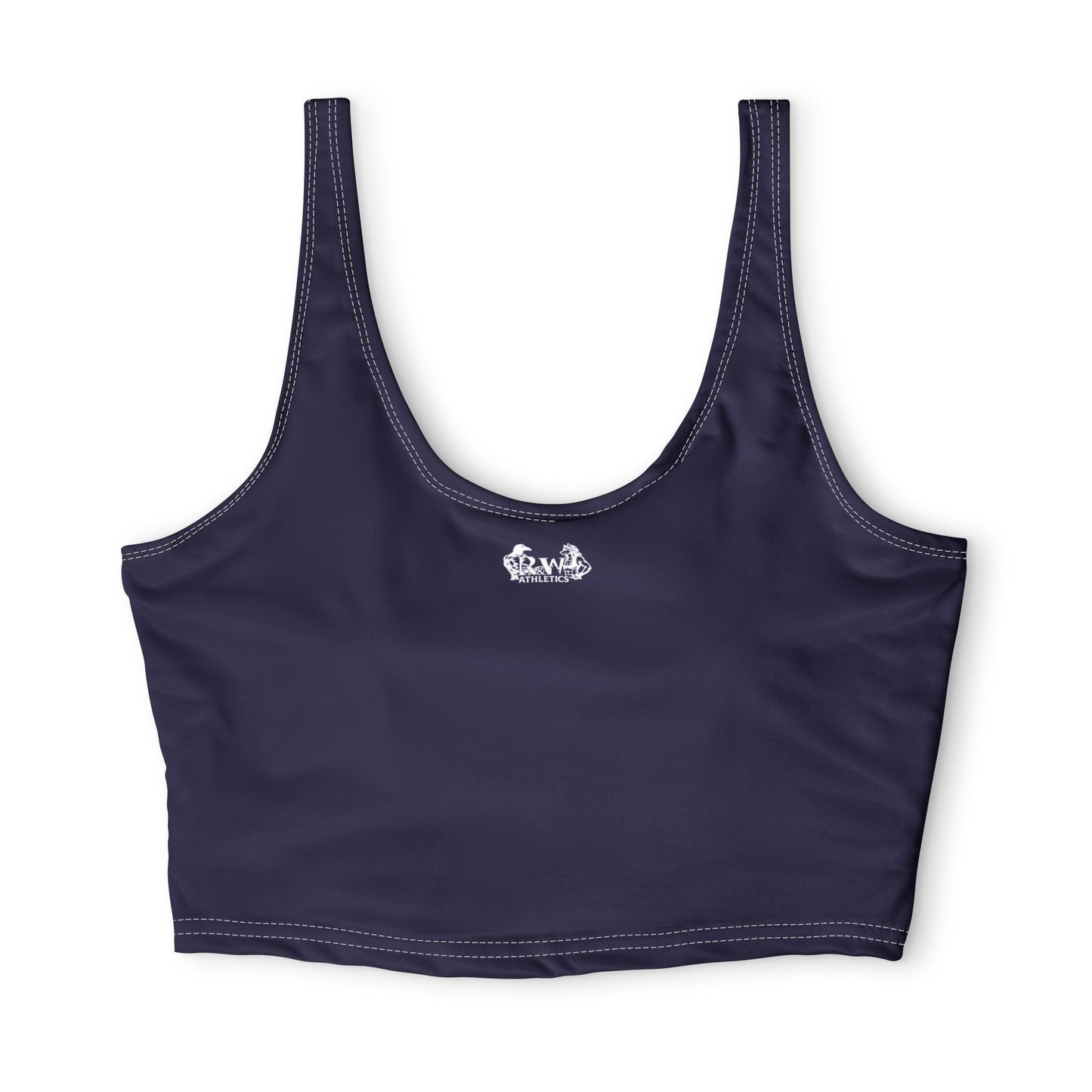 R&W Women's Monogram Sports Bra Athletic top — Noble Navy