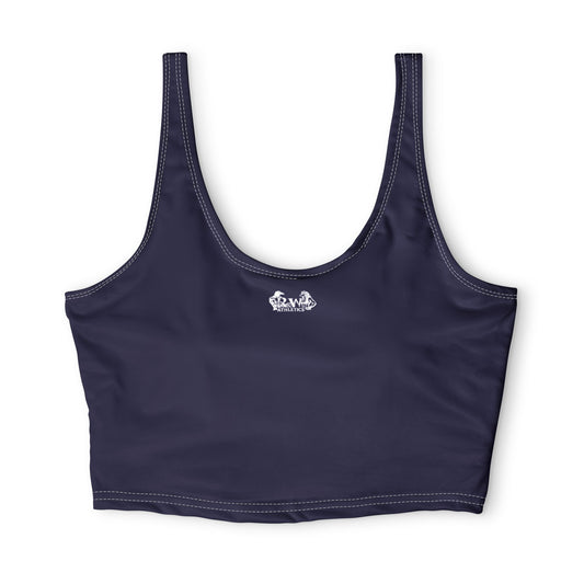 R&W Women's Monogram Sports Bra Athletic top — Noble Navy