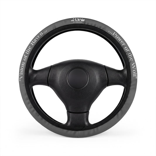 R&W Motorsport Team Motto "Asphalt Grey" Steering Wheel Cover