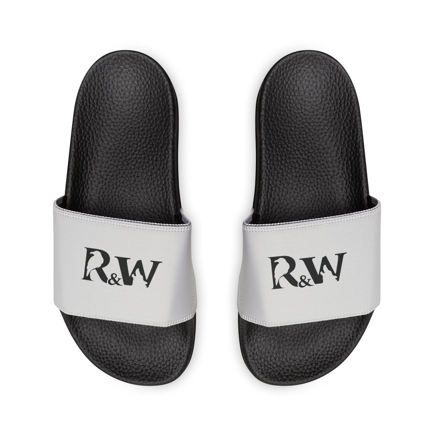 R&W Men's Slide Sandals — Wolf Grey Casual Pool & Beach Slides