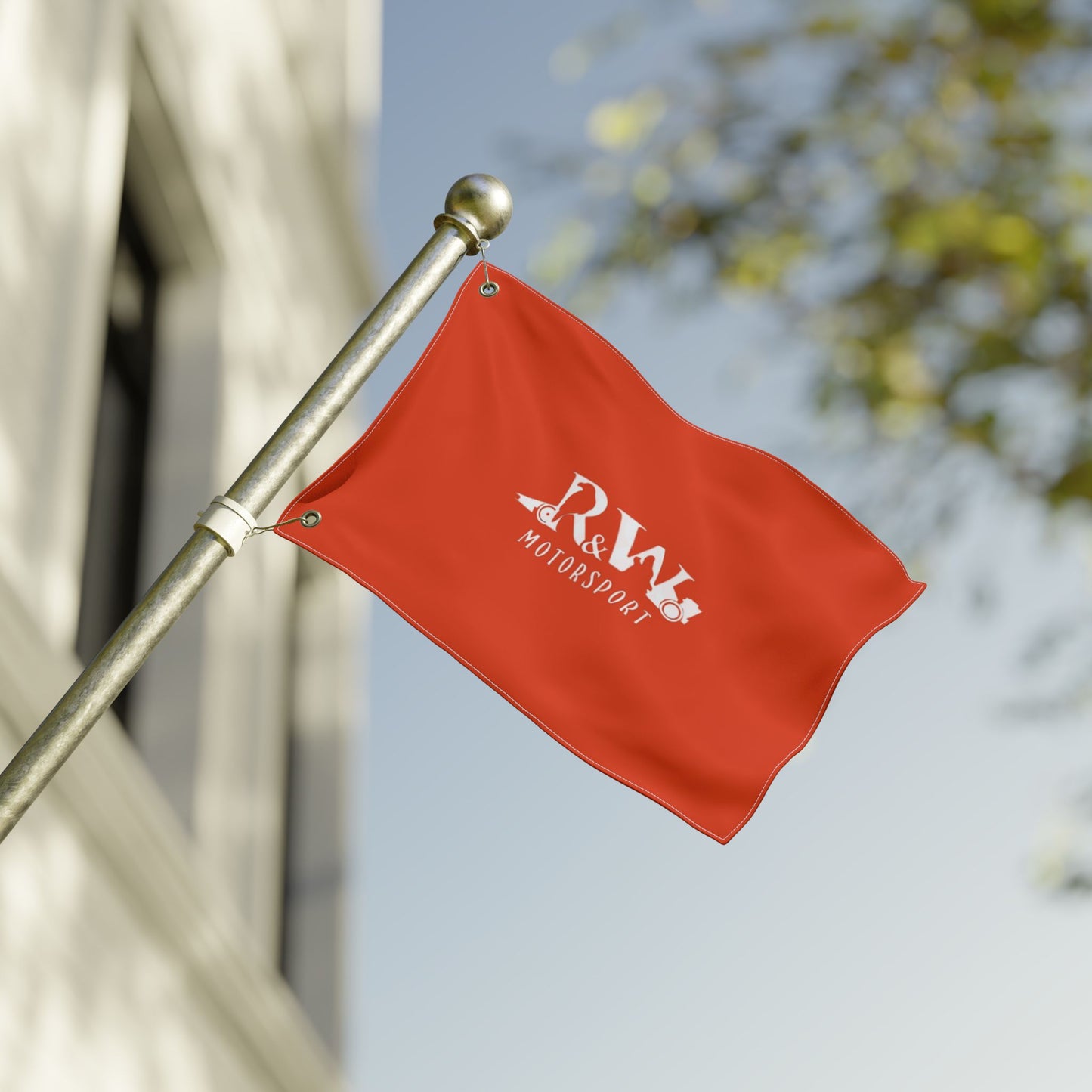R&W Motorsport Team Flag (Rojo Rugiente II)