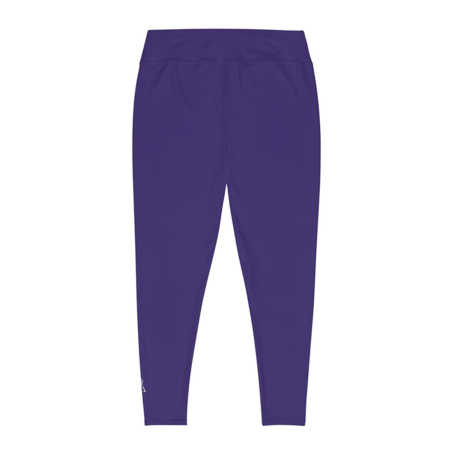 R&W Women's Plus Size Leggings — Minimalist Logo Raven