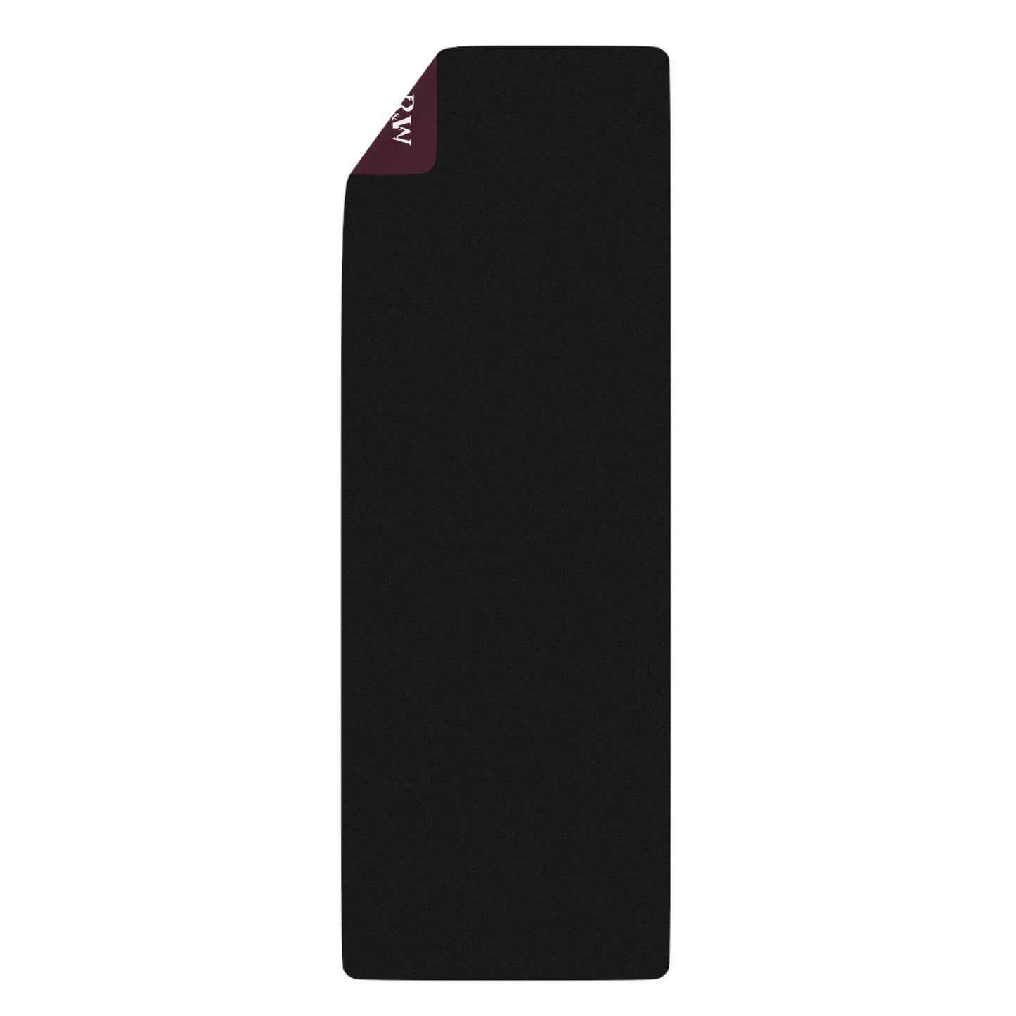 Rubber Yoga Mat — Minimal Vino Viejo Monogram Yoga Mat