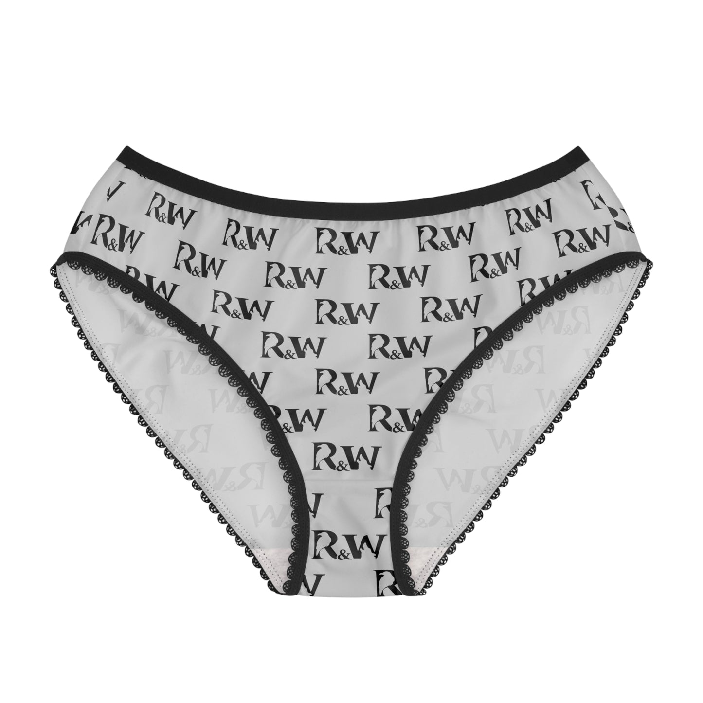 Women's Pattern Briefs — Wolf Grey