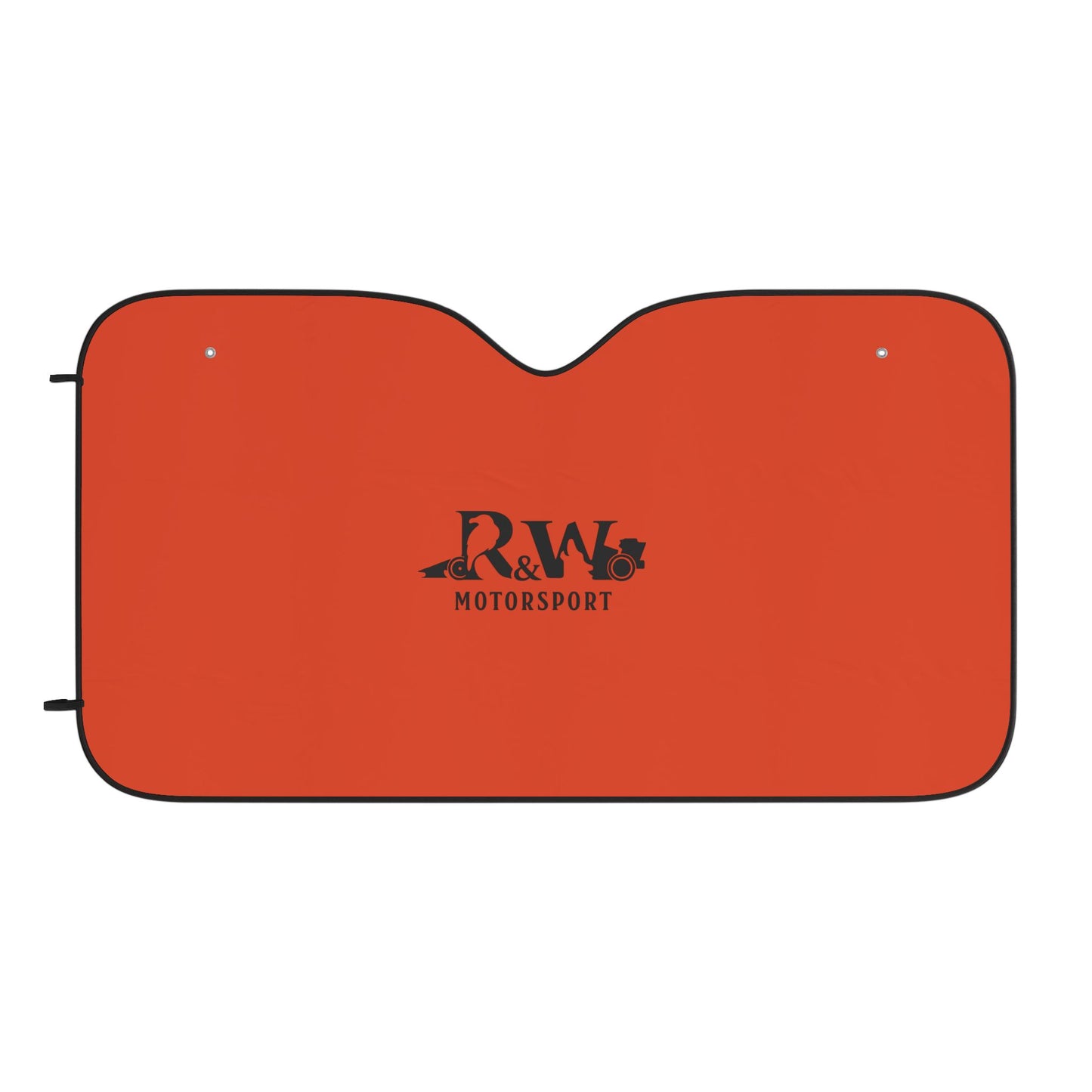 R&W Motorsport Car Sun Shade — Red I