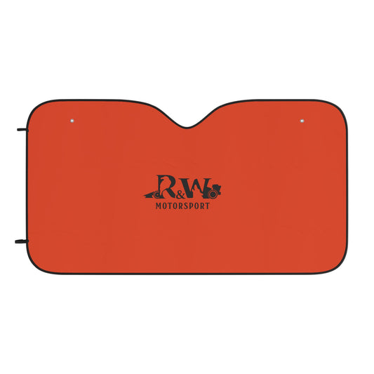 R&W Motorsport Car Sun Shade — Red I