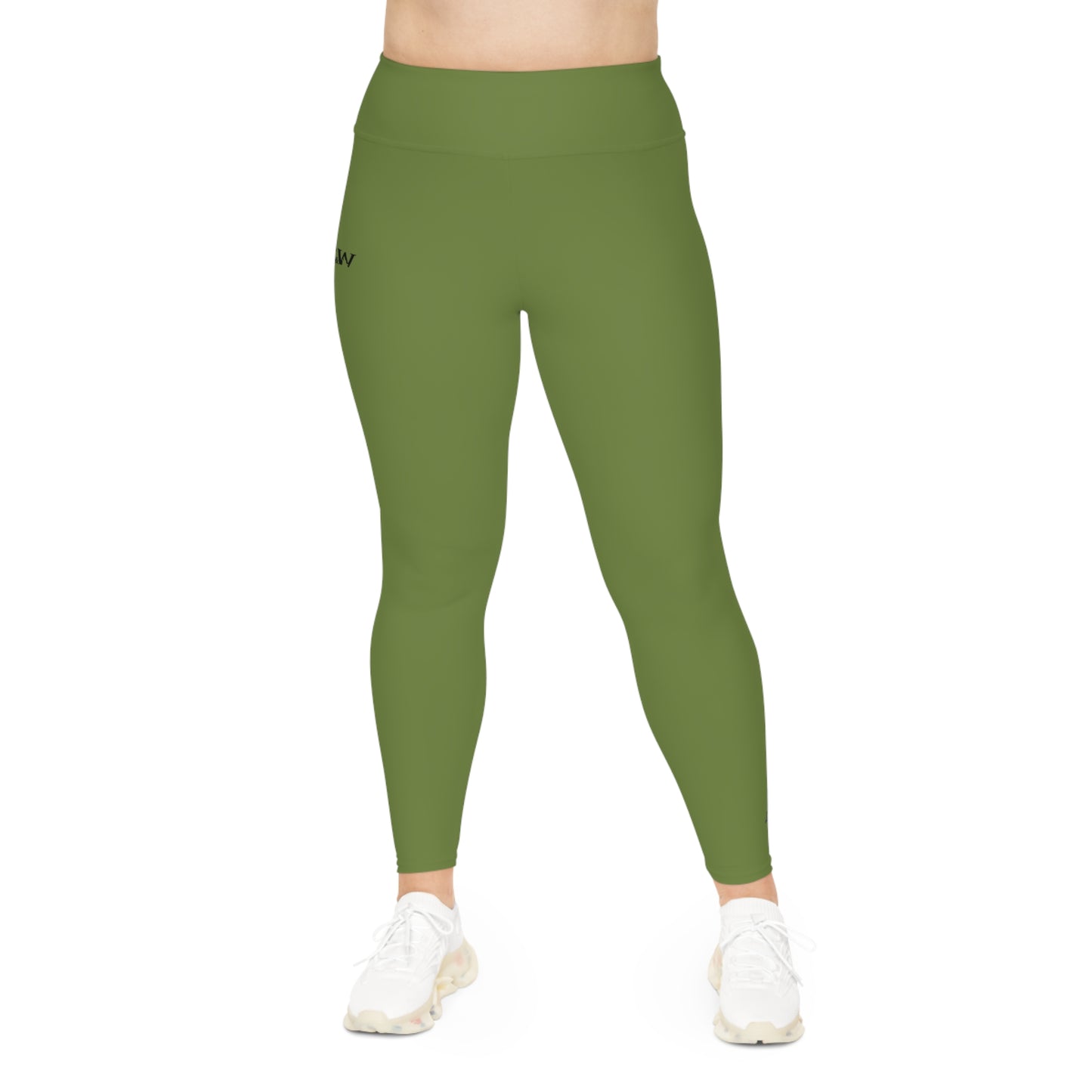 R&W Women's Plus Size Leggings — Minimalist Logo Tomillo Tranquilo