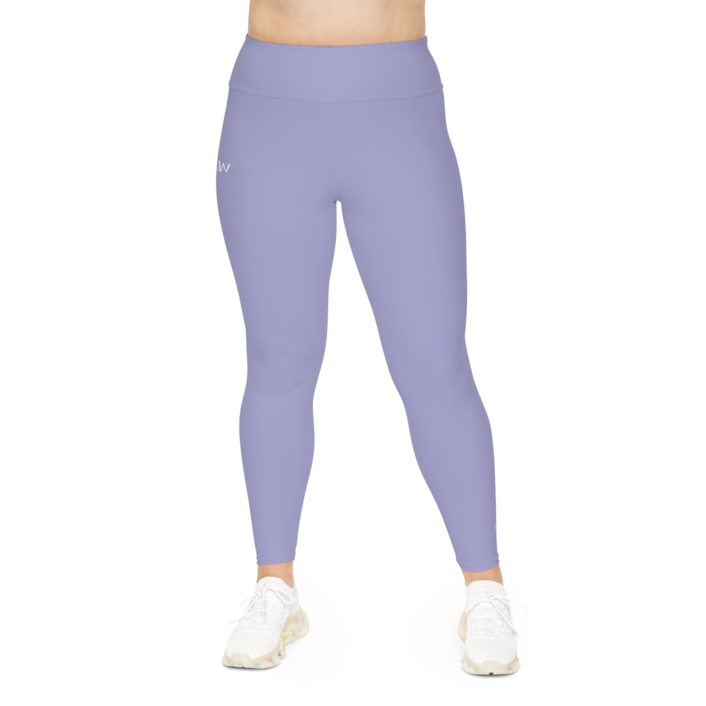 R&W Women's Plus Size Leggings — Minimalist Logo Amore I