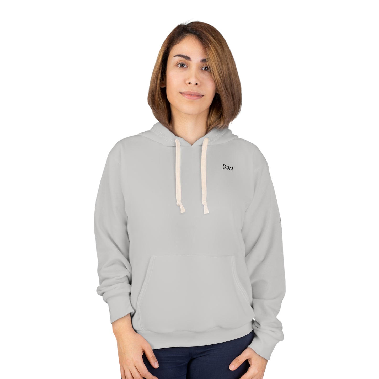 R&W Athletics Minimalist Logo Hoodie (Wolf Grey)