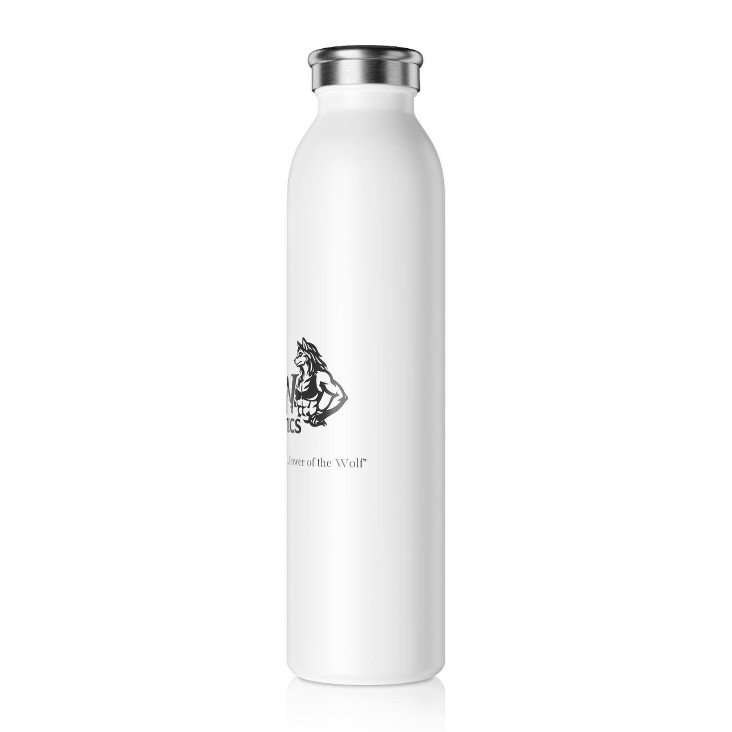 Slim Water Bottle — Panda Gothic R&W Monogram Stainless Steel Bottle