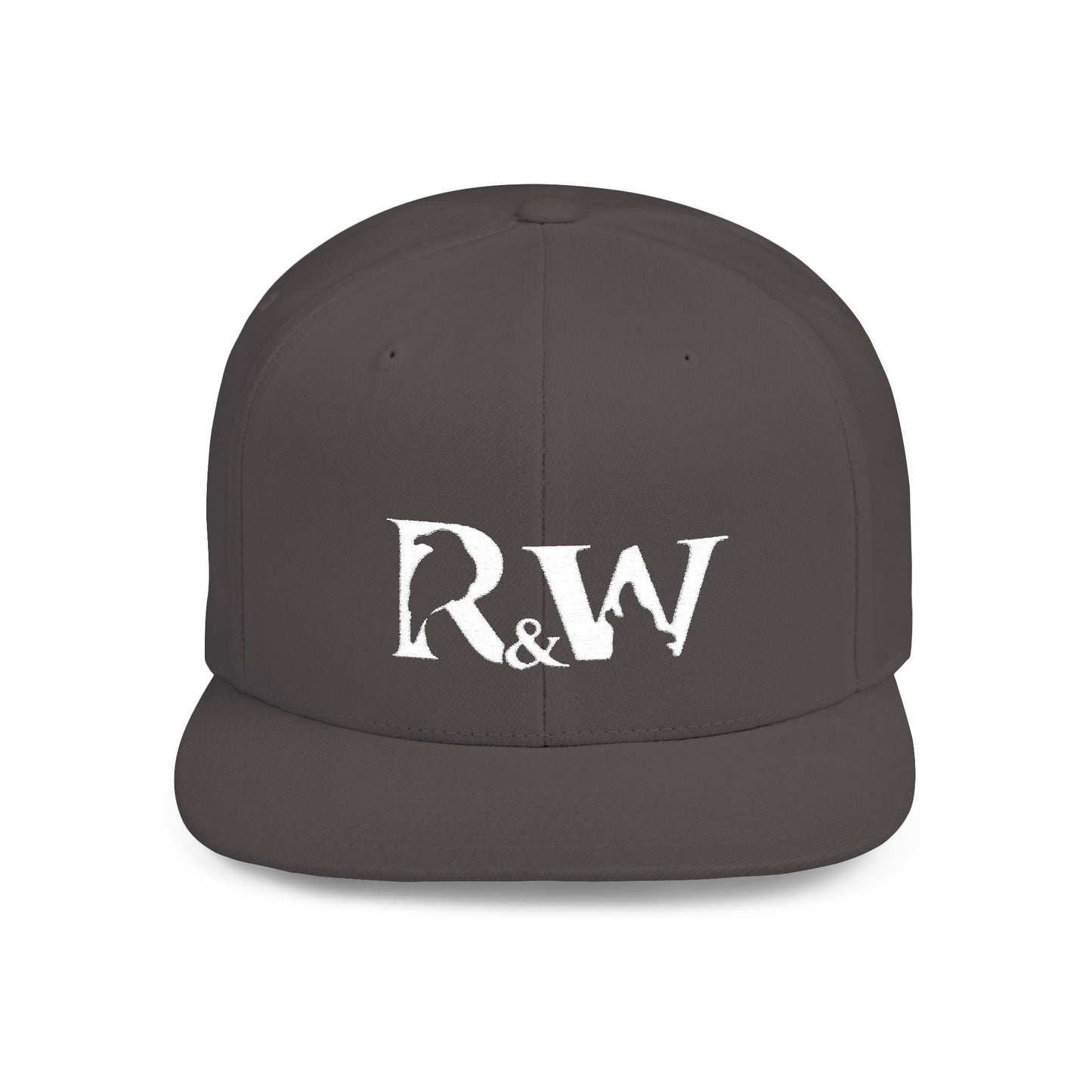 R&W Athletics Distressed Logo Snapback Hat