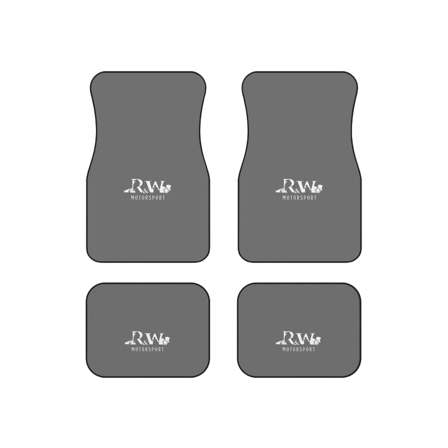R&W Motorsport Car Mats (Asphalt Grey Set of 4)