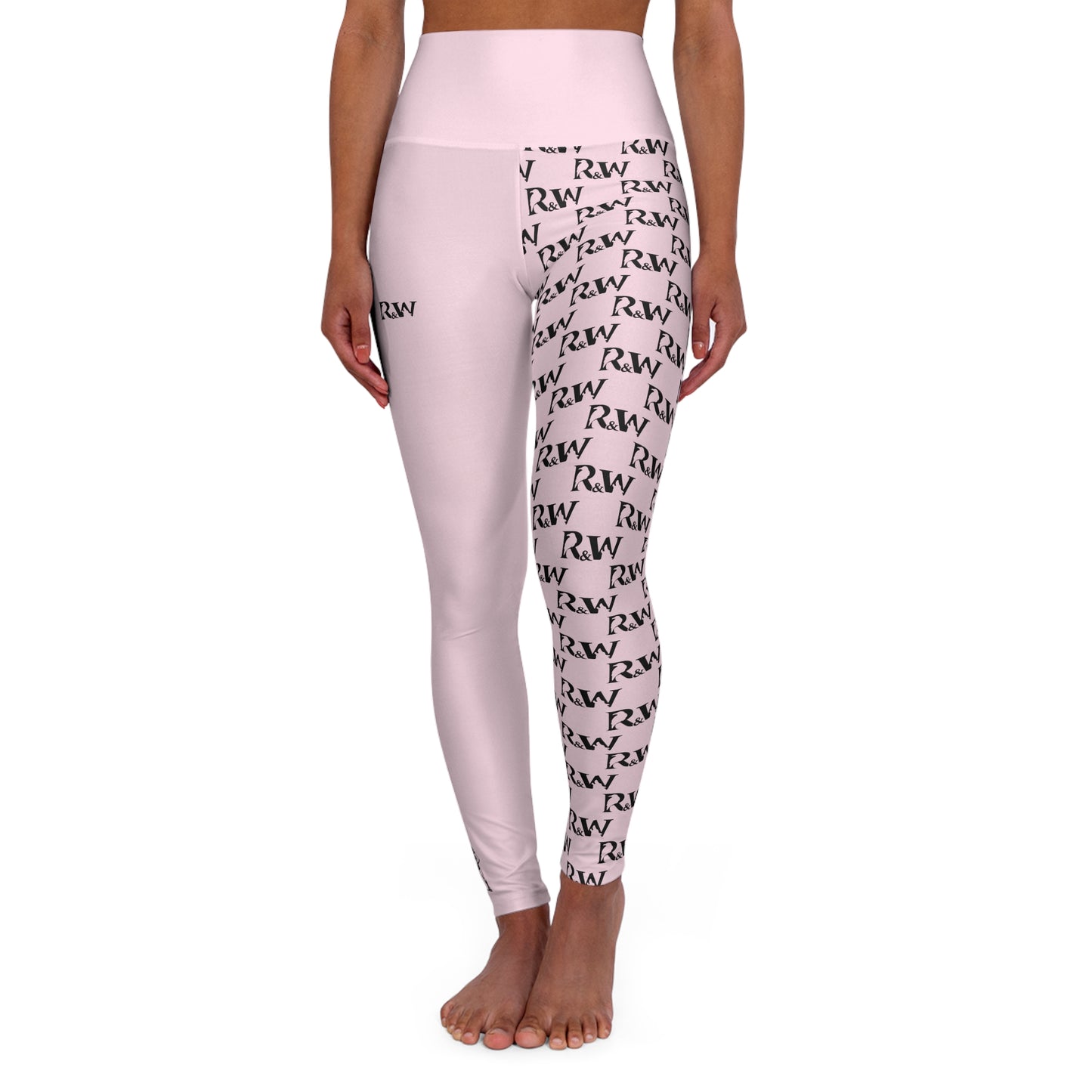R&W Women's High-Waisted Yoga Leggings — Performance Pink