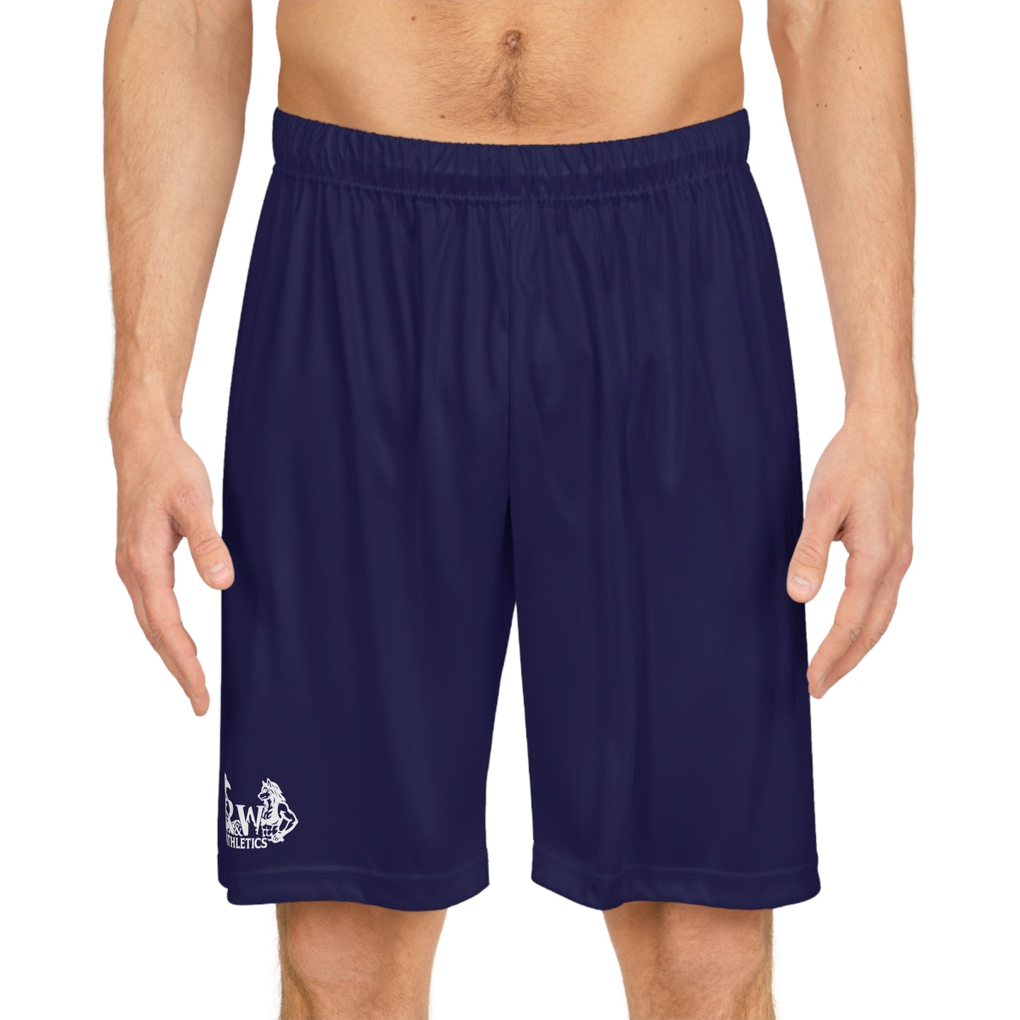 R&W Athletics Teamwork Logo Basketball Shorts—Noble Navy