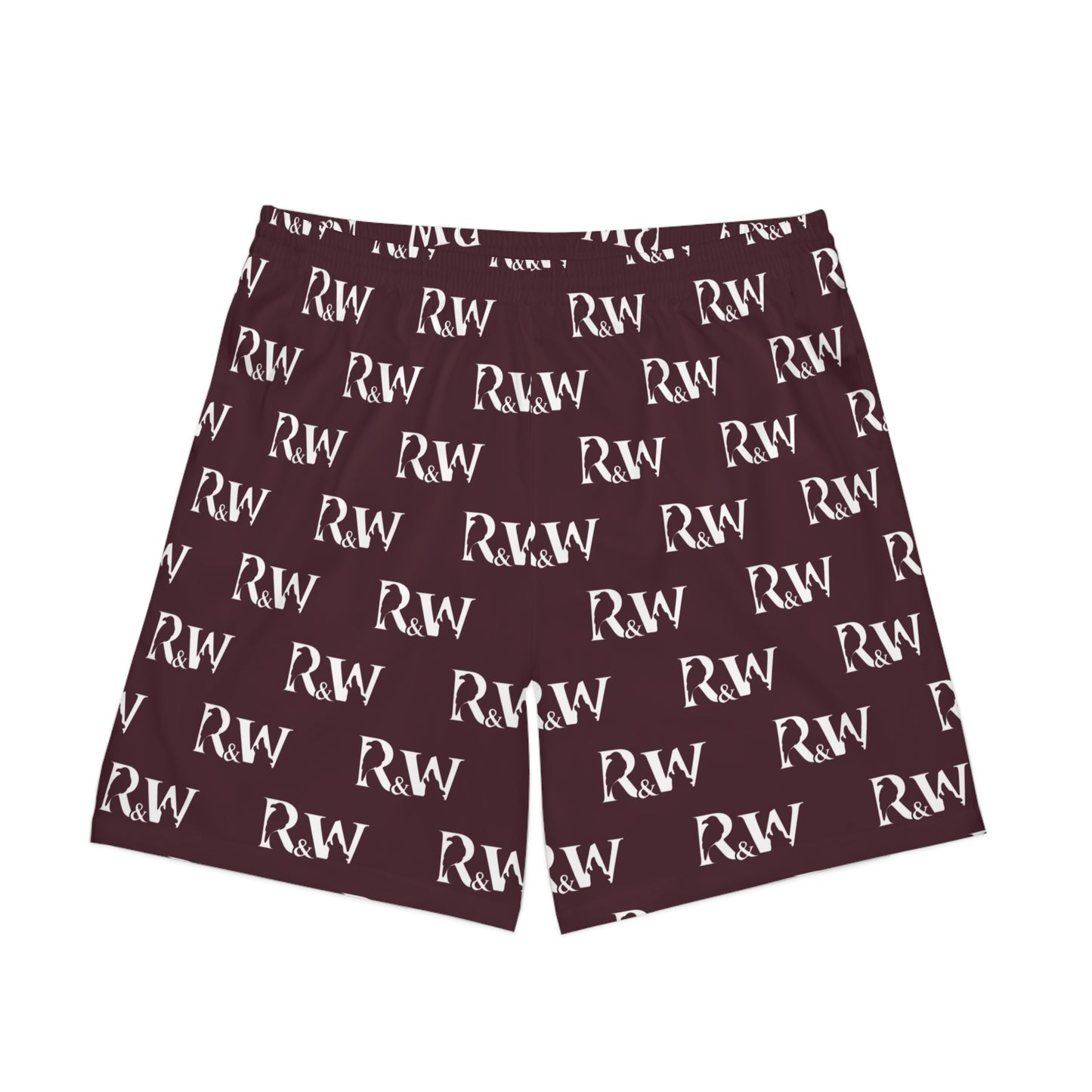 Men's Elastic Beach Shorts (Vino Viejo)
