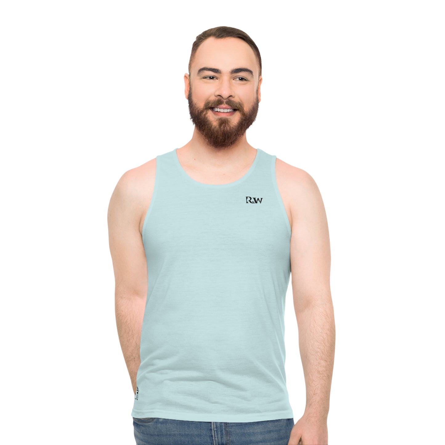 R&W Athletics Unisex Minimalist Tank Top — Horizon