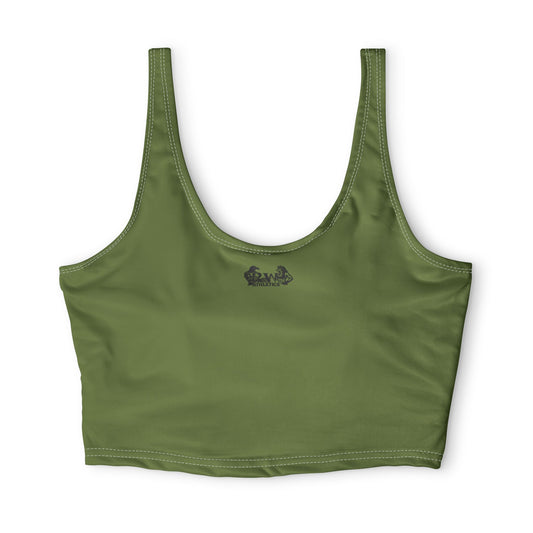 R&W Women's Monogram Sports Bra Athletic Top — Tomillo Tranquilo