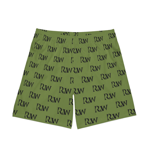 Men's Elastic Beach Shorts (Tomillo Tranquilo)