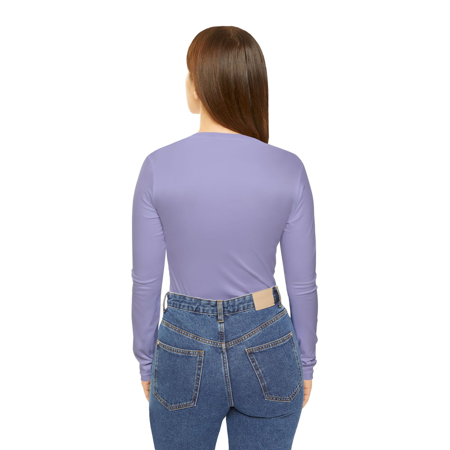 R&W Women's Minimalist V-Neck Long Sleeve Shirt - Amore II